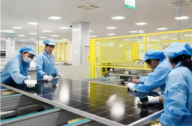 Hefei Sunrise New Energy Co., Ltd. línea de producción del fabricante