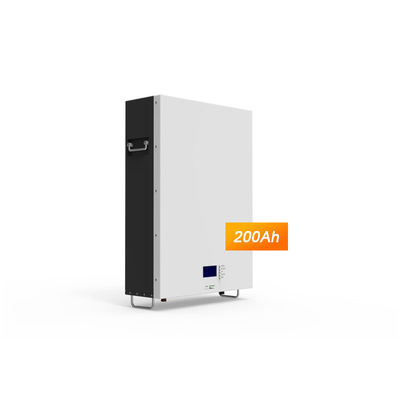 Batería LiFePO4 colgante de pared para almacenamiento de energía solar 96kgs 6000 Vida útil del ciclo 10Kwh