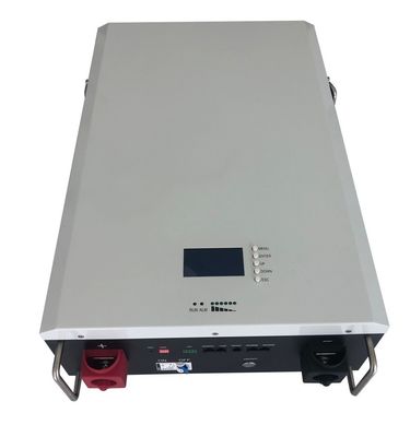 48V 200Ah 10KWh LiFePO4 Batería de litio montada en la pared para almacenamiento de energía doméstica de ciclo profundo