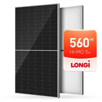 Panel solar Hi-MO5 545-565W monocristalino de media célula con certificación CE de TUV