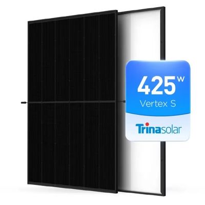 Trina Vertex S todo negro 405W 410W 415W 420W 425W módulo solar con un 21,3% de eficiencia