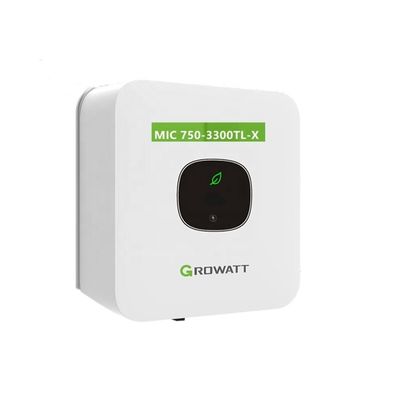 Inversor de energía solar Growatt MIC 750-3300TL-X para el sistema de red 1KW 2.5KW 3KW 3.3KW