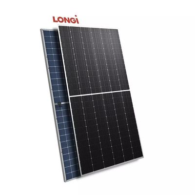 Modulo fotovoltaico del panel solar Longi Media célula 540W 545W 550W 555W 560W Paneles solares bifaciales con doble cristal