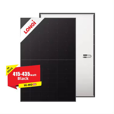 Longi Hi-MO X6 Explorer LR5-54HTB Panel solar de 430W módulos fotovoltaicos mono todo negro