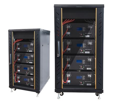Baterías solares de bajo voltaje 48V 200Ah LiFePO4 montadas en bastidor para el sistema de almacenamiento de energía