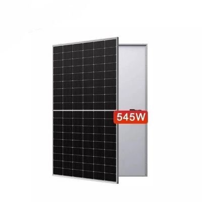 Modulo solar de corte de media célula Longi de 550W con caja de unión de 3 diodos 182mmx182mm Tamaño de célula
