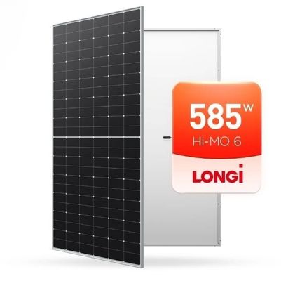 585W Longi LR5-72HTH Modulo solar 144 Mono de media célula 565W 570W 575W 580W Personalizable