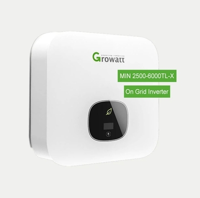Growatt residencial MIN 2500-6000 TL-X 6KW 2 MPPT Inversor solar fotovoltaico de fase única en la red
