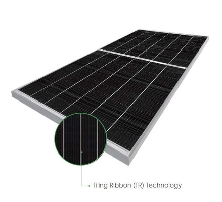 Generador solar de media célula JA 585w-610w con una eficiencia del panel del 20,9-21,8% y una célula mono