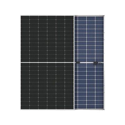 Panel solar Hi-Mo 7 de vidrio doble templado 560W-590W con caja de unión de 3 diodos