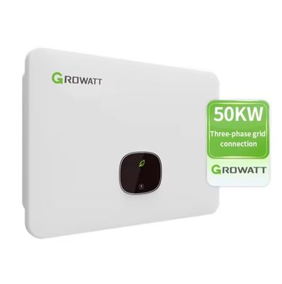 220V/380V Salida Growatt 50KW Inversor solar de conexión a red para 3 fases MID 30-50KTL3-X2