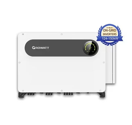 3 Fase 480V Growatt Inversor solar industrial 124KW 125KW 136KW 150KW para el uso comercial