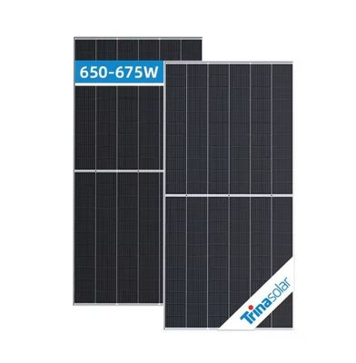 650W-675W Medio corte 132 Célula Trina Vertex TSM-DE21 Paneles solares para el sistema fotovoltaico