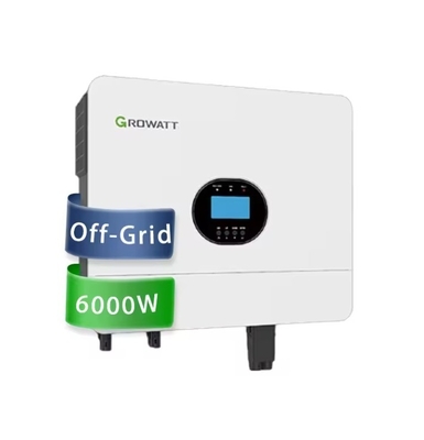 Growatt SPF 6000 ES Plus Inversor de panel solar de 6 kW de fase única para sistemas fotovoltaicos fuera de la red