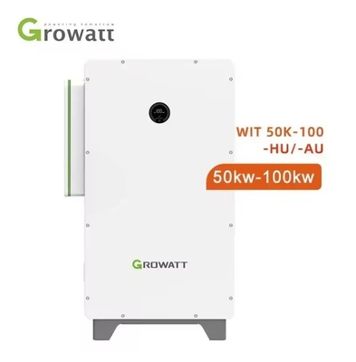 Inversor híbrido Growatt de tres fases WIT 50-100K-AU 50kw 63kw 75kw 100kw Inversor de almacenamiento