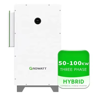 Growatt WIT 50-100K-AU Inversor híbrido 50kw 63kw 75kw 100kw Frecuencia de salida 50/60HZ