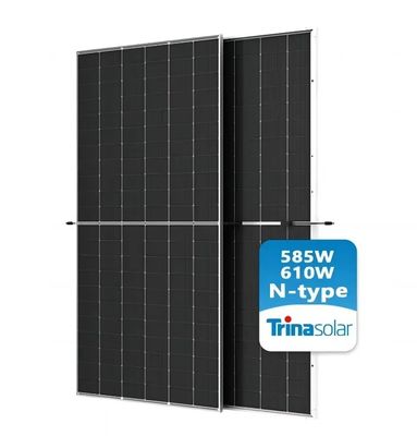 Modulo fotovoltaico TSM-NEG19RC.20 de doble vidrio bifacial de 610 W con panel solar Trina Vertex tipo N