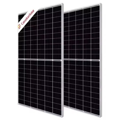 Paneles solares de silicio monocristalino Modulo solar fotovoltaico canadiense BiHiKu6 530W-555W