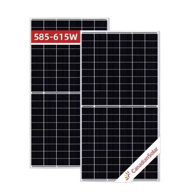 Canadian HiKu7 CS7L-MS 585W-615W Paneles solares mono fotovoltaicos para el sistema de energía solar 31.0kgs