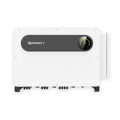 Batería de litio 1100V Voltado de entrada Growatt Inversor solar de tres fases para uso comercial
