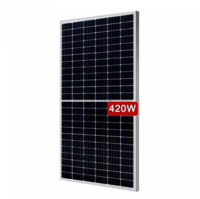 Modulos solares monofaciales de media celda de 182 mm 395W-420W para paneles fotovoltaicos de techo en Canadá