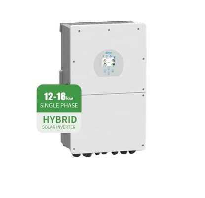 Inversor híbrido de fase única 12KW 14KW 16KW Deye 3 MPPT Inversor de almacenamiento solar de bajo voltaje