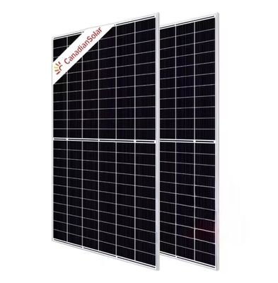 Techo 535W-560W Panel solar canadiense de 144 celdas con celdas de medio corte de 182 mm y certificación