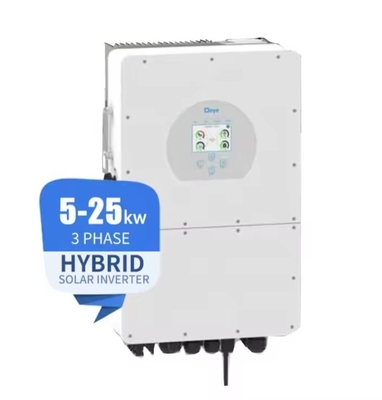 Invertidor de alta tensión para el hogar y el comercio Deye 12KW 2MPPT Invertidor híbrido de tres fases