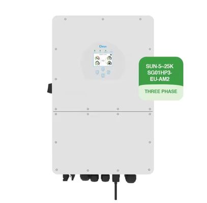 Inversores de corriente continua/cambio SUN-6K-SG01HP3-EU-AM2 Inversor solar Deye con batería de alto voltaje