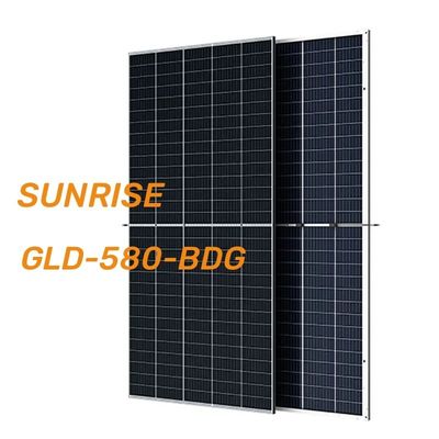 Panel solar bifacial de silicio monocristalino 132 células 560W-580W IP68 caja de unión
