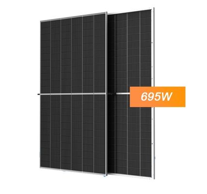 Cuadro de aleación de aluminio anodizado N-TIPO Panel solar monocristalino GLD-710N 675W-710W