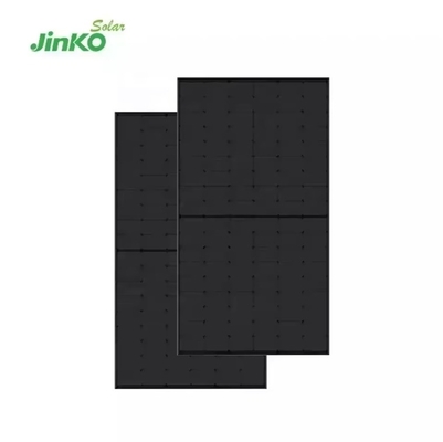 Panel solar Jinko de tipo N de la serie Tiger Neo 425W 430W 435W 440W 445W Modulo solar monocristalino de media célula todo negro