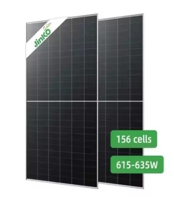 182mmx182mm Tamaño de la célula 156 Células de doble vidrio Bifacial Panel solar Jinko para la energía del hogar