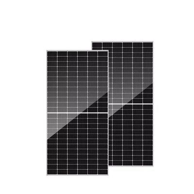 Obtenga más energía con 580w 585 Watt Bifacial n Tipo Mono Perc Panel Solar en el Techo del Patio