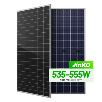 Modulo solar monocristalino Jinkosolar JKM535-555M con tecnología bifacial de doble vidrio