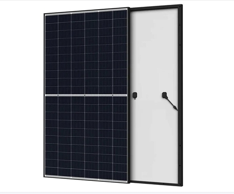 Módulo fotovoltaico monocristalino de doble vidrio de 450W con hoja trasera blanca y caja de unión IP68