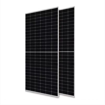 Cuadro de aleación de aluminio anodizado Bifacial Mono PERC Panel fotovoltaico 590W 156 Celdas Panel solar de doble vidrio JAsolar