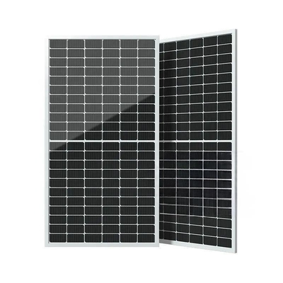 Panel fotovoltaico bifacial de vidrio doble de 580w con 132 células de silicio monocristalino