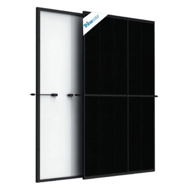 Modulo fotovoltaico solar Trina Vertex TopCon N Tipo 425W-450W Panel solar de doble vidrio todo negro
