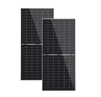 Módulo de panel solar bifacial de doble vidrio de 182 mm con caja de unión IP 68