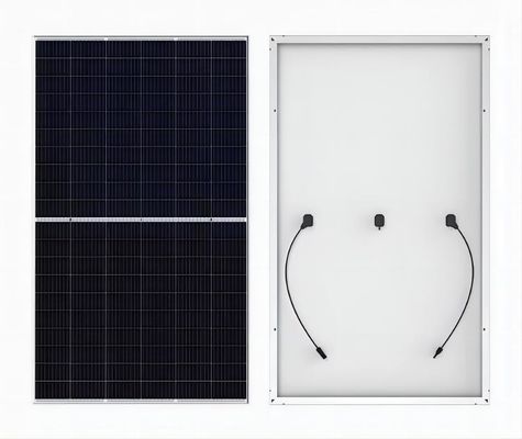 Los paneles solares de un solo lado con hoja de fondo blanca