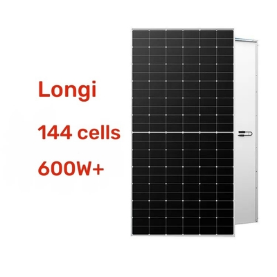 Longi Hi-MO 6 Max paneles solares fotovoltaicos de cara única para una eficiencia del 22,8% y 144 celdas