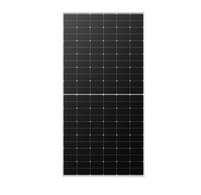 Modulo fotovoltaico de media célula monocristalina Longi 600W-625W Paneles solares bifaciales de vidrio doble